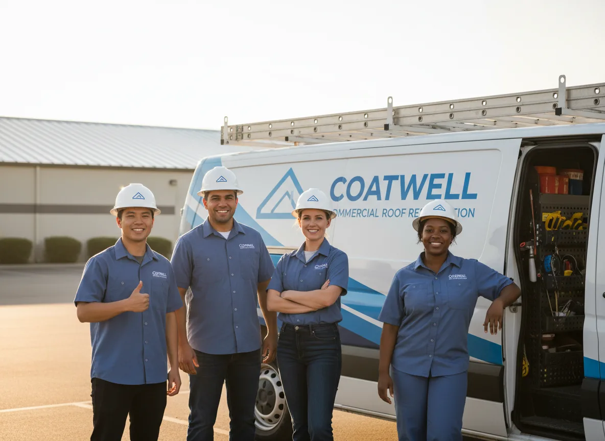 Commercial roof coating company in Ivanhoe, TX